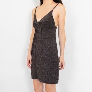 Urban Outfitters Black Glitter Dress